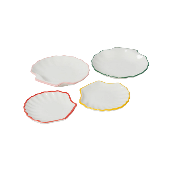 Mini Shell Plates Set of 4
