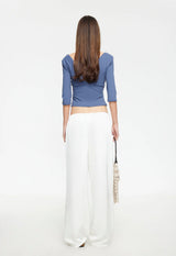 IN BLOOM PANT - PORCELAIN