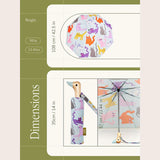 Duck Umbrella - Fuchsia / Lime / Ice Arty Cats