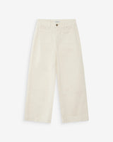 High-waist loose cropped jeans ecru Joe