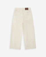 High-waist loose cropped jeans ecru Joe