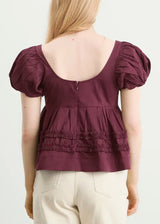 JOY BLOUSE - FIG