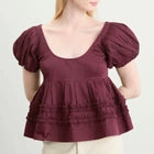 JOY BLOUSE - FIG