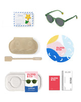 JUNIOR Oval Sunglasses - Olive Green