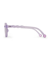 JUNIOR Oval Sunglasses - Purple Coral