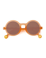 JUNIOR Round Sunglasses -Grapefruit Pink