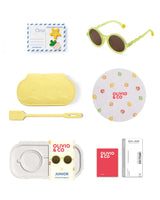 JUNIOR Round Sunglasses - Lime Green