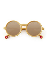 JUNIOR+  Round Sunglasses - Medallion Gold