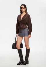 KENDALL SKORT - VINTAGE INDIGO