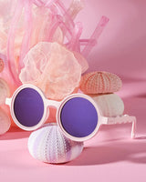 KIDS  Round Sunglasses - Coral Blush