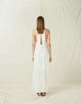 DRESS LONG LEFKADA - NATURAL/CHAMPAGNE