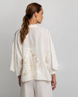 KIMONO SHORT CRETE - NATURAL/CHAMPAGNE