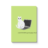 OHH DEER Laptop Cat Paperback A5 Notebook