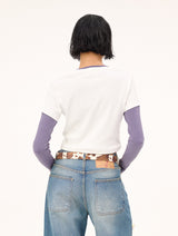 Kitten Crush LS T-shirt : White