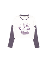 Kitten Crush LS T-shirt : White