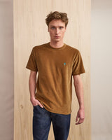 LUGNY T-SHIRT KNIT - COGNAC