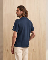 LUGNY T-SHIRT KNIT - LIGHT NAVY