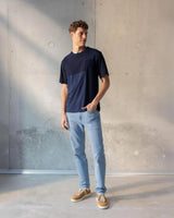 LUGNY UP T-SHIRT KNIT - NAVY