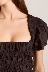 LYZA MINI DRESS - BLACK
