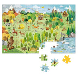 Le Jardin children Nature Discovery large puzzle (96pcs)