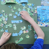 Le Jardin children Nature Discovery puzzle (96pcs) forest plants and animals