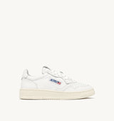 MEDALIST LOW SNEAKERS IN SUPER-SOFT WHITE NAPPA (WOMAN)