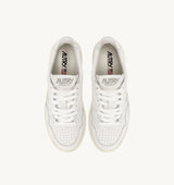 MEDALIST LOW SNEAKERS IN SUPER-SOFT WHITE NAPPA (WOMAN)