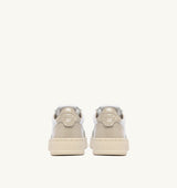 MEDALIST LOW SNEAKERS IN WHITE AND TIDAL FOAM LEATHER (WOMAN)