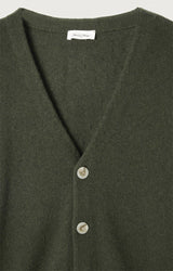 MEN'S CARDIGAN FALYDAY - ALGUE CHINE NOIR