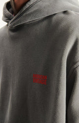 MEN'S HOODIE PLIZZY LS - CENDRE VINTAGE