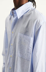 MEN'S SHIRT ELUABIRD LS - RAYURES BLEUES