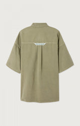 MEN'S SHIRT LYCAZ SS - ARGILE