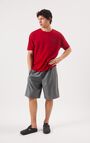 MEN'S SHORTS YROWAY - RAYURES GRISES CHINE