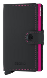 SECRID MINIWallet Matte Black Fuchsia