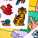 MONTESSORI DECOR STICKERS - ANIMALS