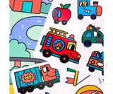 MONTESSORI STICKERS KIT - VROOM VROOM