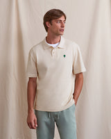 MONTGE POLO KNIT - ECRU