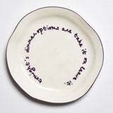 Maegen - Slogan PLate - Purple - Take it or leave it