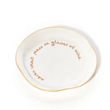 Maegen - Slogan Plate - Orange - Never count years or
glasses of wine