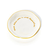 Maegen - Slogan Plate - Yellow - These dishes wont wash themselves