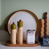 Maegen Medium Salt/Pepper Grinder - Olive/Red