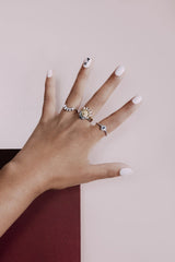 Magique Goldplated Ring Crown All Clear