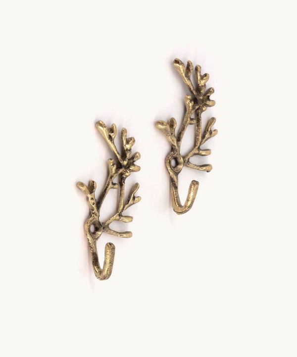 Marie Coral Hook Small Set Brass