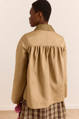 Mini Mercedes Reversible Coat - Lace Stone