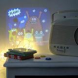 Moulin Roty Les Schmouks Story-telling bedside Night lantern projector in illustrated gift box