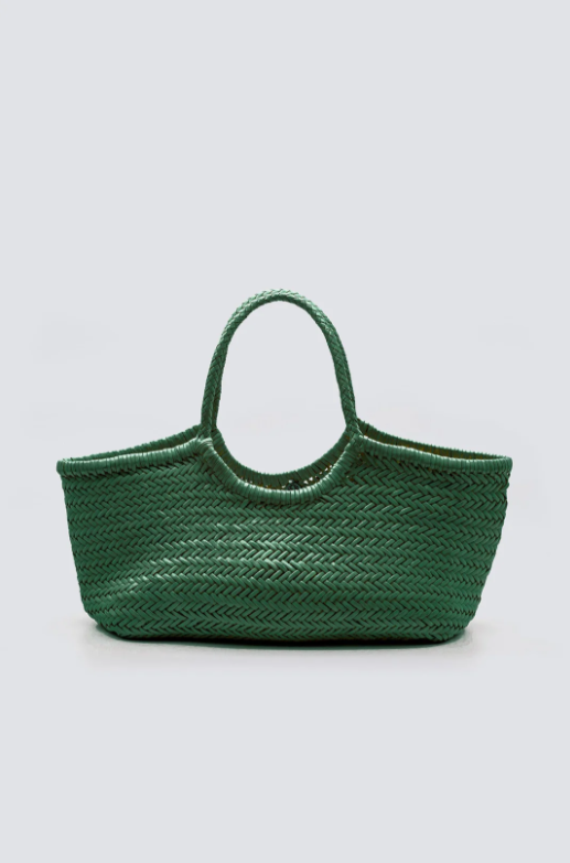 Dragon Diffusion NANTUCKET BASKET BIG - FOREST GREEN