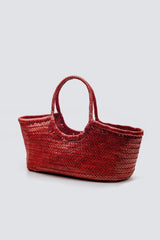 NANTUCKET BASKET BIG - Poppy Red