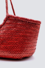 NANTUCKET BASKET BIG - Poppy Red
