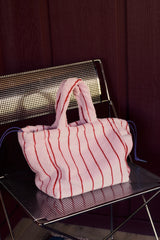 NARAM HANDBAG SMALL - baby pink & ski patrol