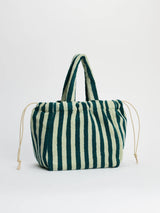 NARAM HANDBAG SMALL - sea foam & deep teal